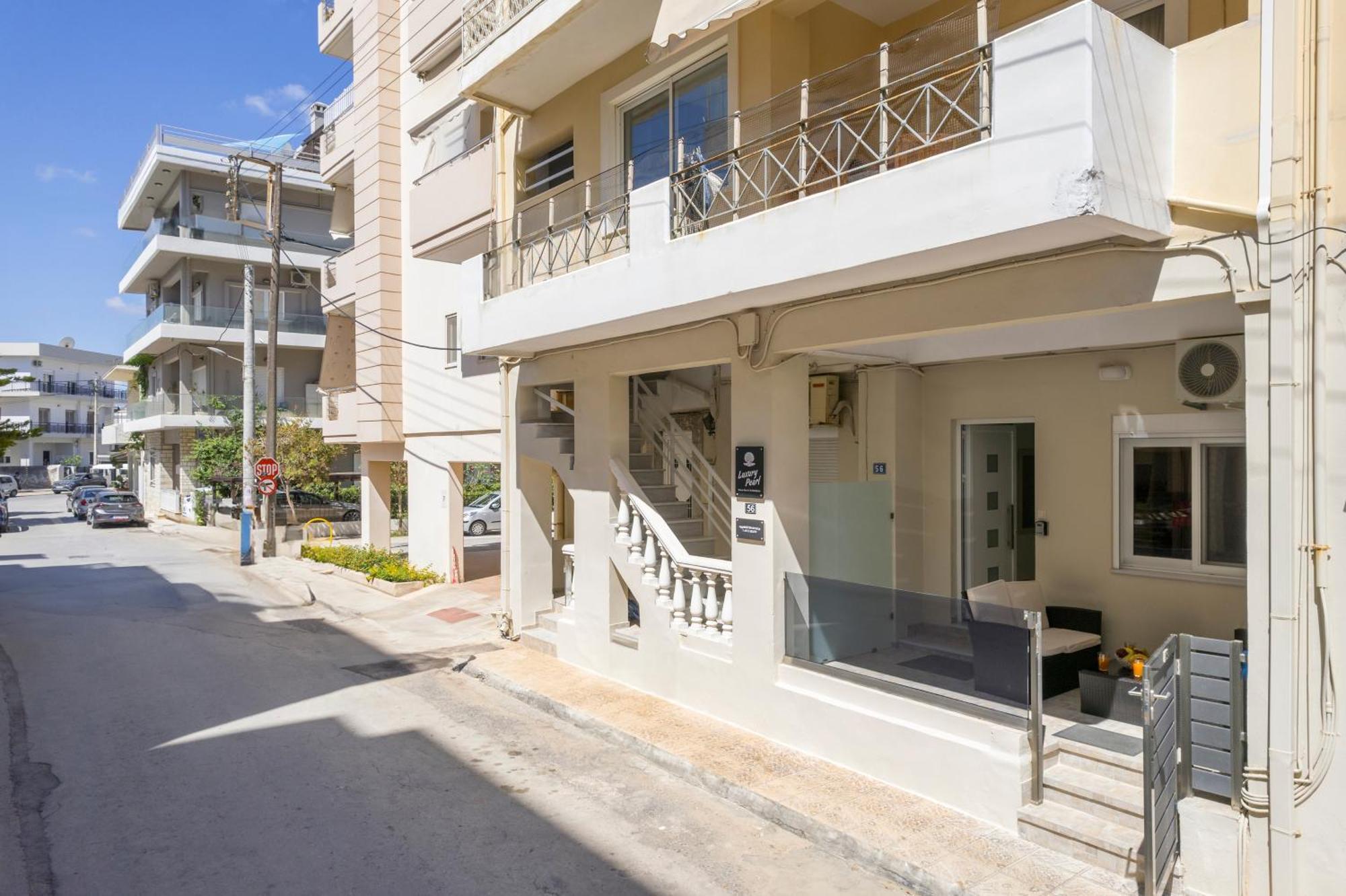 Luxury Pearl, Steps To The Beach Chania  Exterior photo